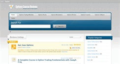 Desktop Screenshot of optionscoursereviews.com