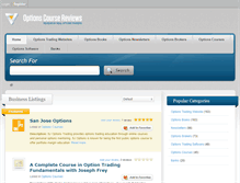 Tablet Screenshot of optionscoursereviews.com